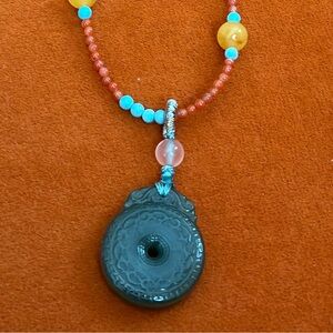 Jade with South Red Agate